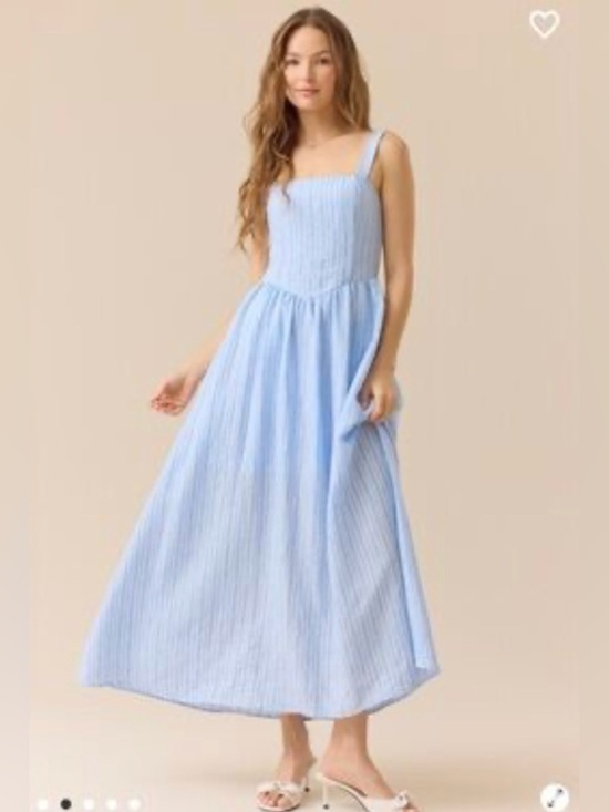 Altar'd State Dresses & Skirts - Altar'd State Light Blue Striped Maxi Sundress